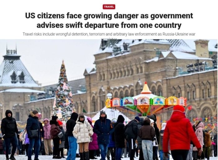  AQSh o‘z fuqarolarini Rossiyani tark etishga chaqirmoqda — Fox News 