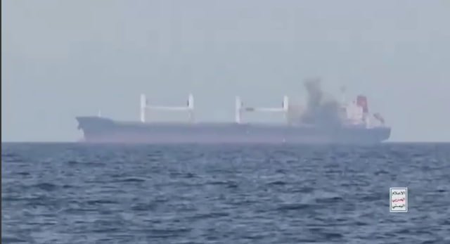 Yaman husiylari Qizil dengizda bir hafta ichida ikkinchi kemani cho‘ktirdi 