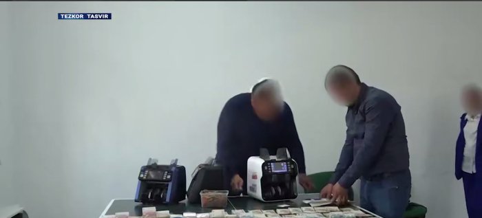 Тошкент вилоятида катта миқдордаги валюта қимматликларини Тожикистонга олиб чиқиб кетаётганлар ушланди