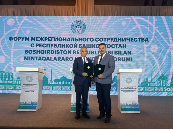 "O‘zbekfilm" kinokonserni va Boshqirdiston milliy kinostudiyasi o‘rtasida hamkorlik memorandumi imzolandi "O‘zbekfilm" kinokonserni va Boshqirdiston milliy kinostudiyasi o‘rtasida hamkorlik memorandumi imzolandi
