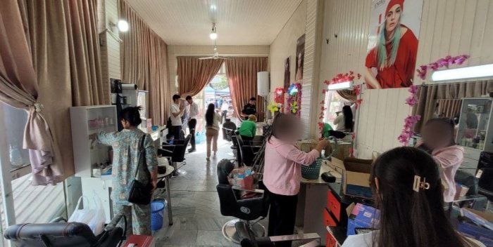 Гўзаллик салони бўшатилиб, аукцион ғолибига топширилди