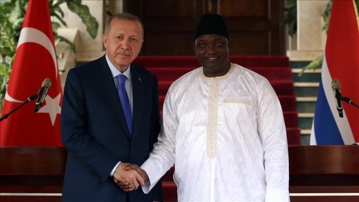 Turkiya va Gambiya yetakchilari G‘azodagi vaziyatni muhokama qildi