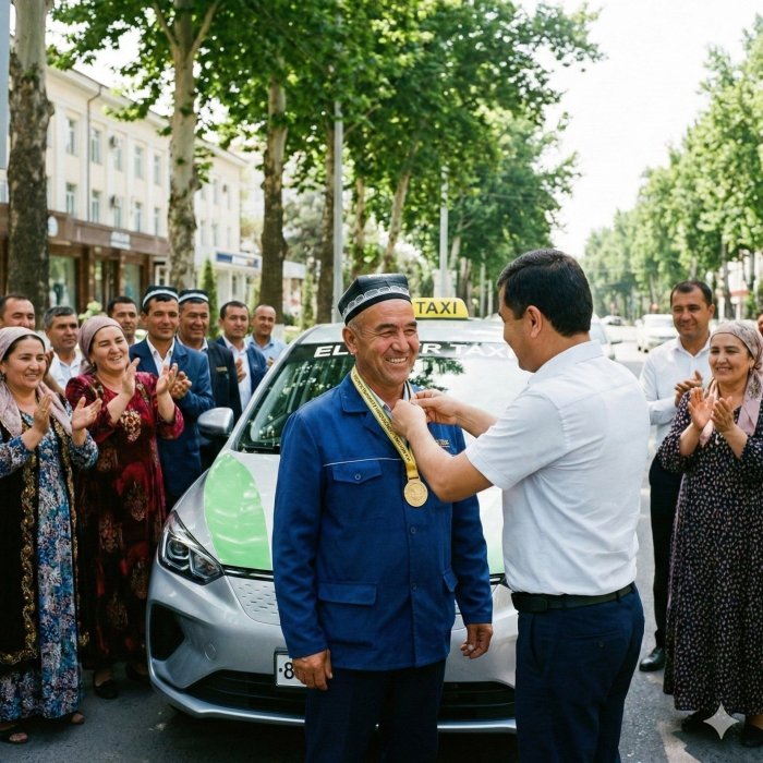 Taksichilar ko‘krak nishon bilan taqdirlanadi, agarda...