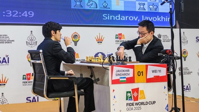 FIDE Жаҳон кубоги: Жавоҳир Синдаров дуранг ўйнади, Ёқуббоев эса ютқазди