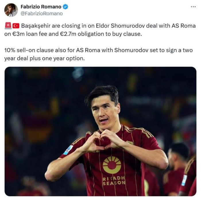 Элдор Шомуродов Туркия клубига кўчиб ўтмоқда