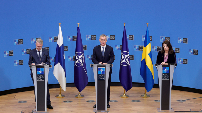 Shvesiya va Finlandiya NATOga kirish to‘g‘risidagi shartnomani imzolaydi