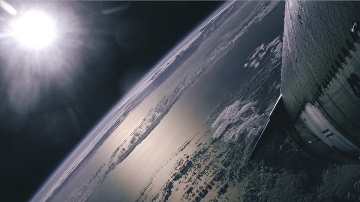 "SpaceX" "Starship" parvozidan suratlarni joylashtirdi
