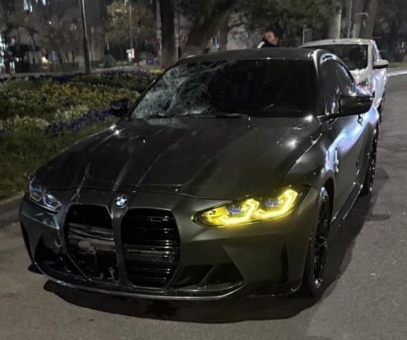 Тошкентда 14 ёшли ўқувчи BMW’да ЙПХ инспекторини уриб юборди