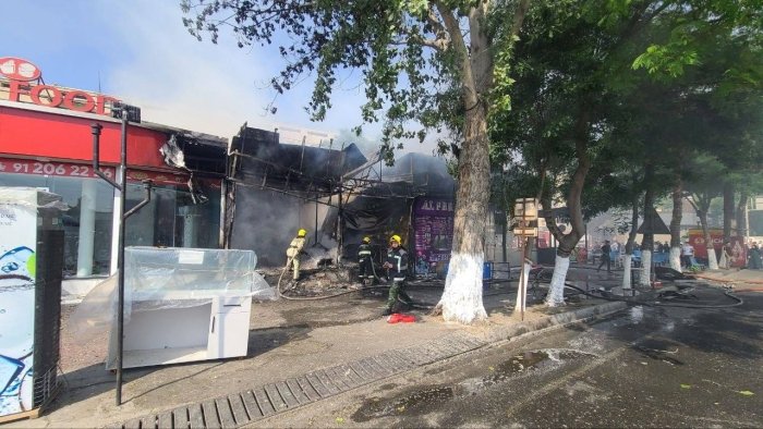 Қўқонда дўконда ёнғин чиқди