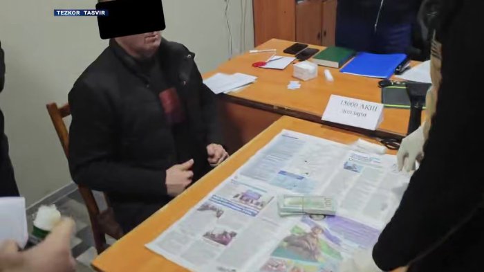 Pop ixtisoslashtirilgan davlat o‘rmon xo‘jaligi mansabdor shaxslari pora bilan qo‘lga tushdi