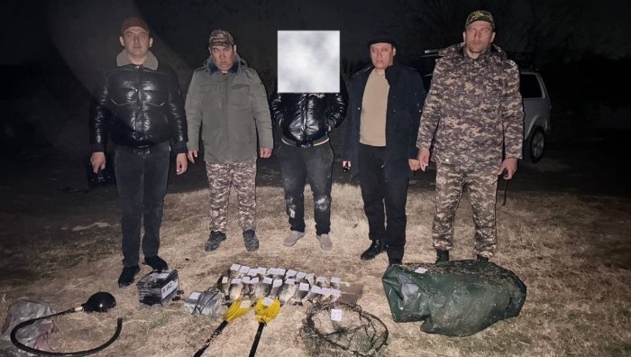 Электр токи ёрдамида балиқ овлаган шахслар ушланди