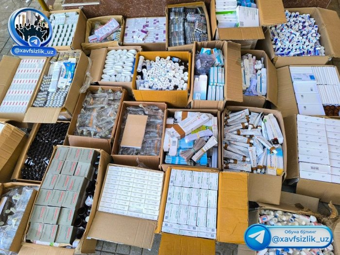 Namangan viloyatida yashirin dori omborlari fosh etildi