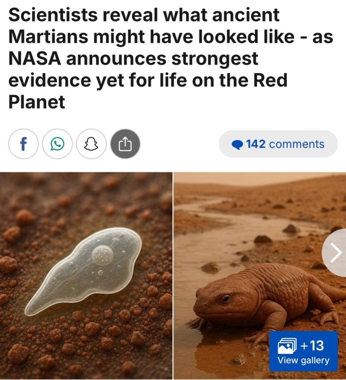 Марсда ҳаёт бўлган?!