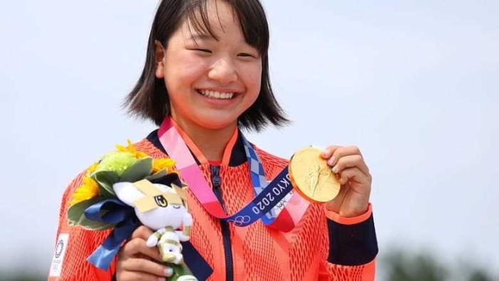 Tokio-2020. 13 yoshli yaponiyalik sportchi Olimpiada chempioniga aylandi