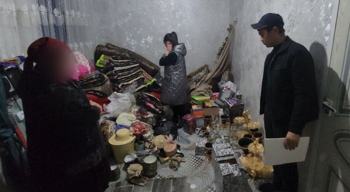 G‘allaorol va Zafarobodda kelinlik sarpolari MIB tomonidan olib berildi