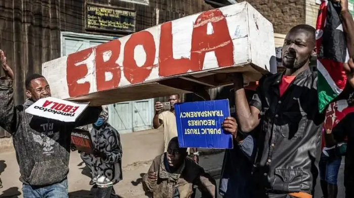 Keniyada AQShning Ebolaga chalingan fuqarolari uchun karantin markazi qurish rejasiga qarshi noroziliklar yana tarqatib yuborildi
