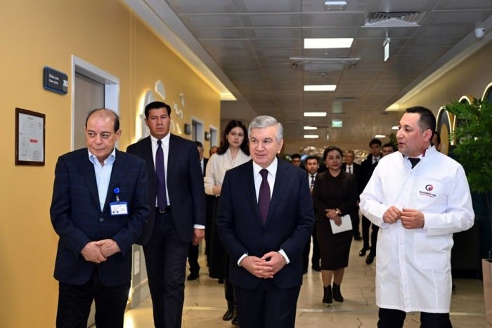 Prezident 30 mln dollar evaziga qurilgan tibbiyot markazini borib ko‘rdi