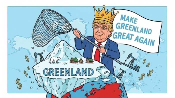 Трамп Гренландияни назорат қилиш кераклигини айтди