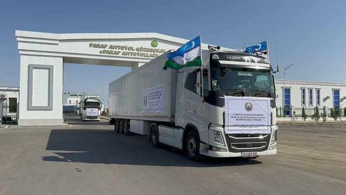 Ўзбекистон Эрон халқига инсонпарварлик ёрдами юборди