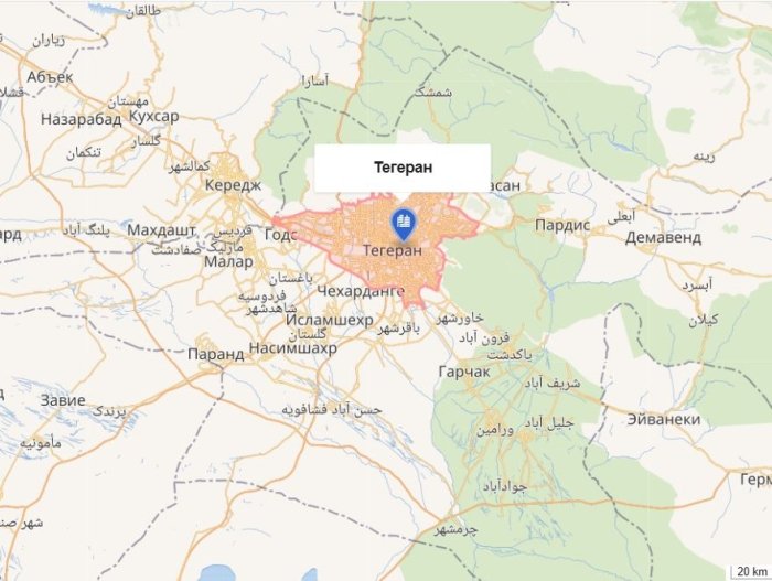 Эрон пойтахтни Теҳрондан кўчириш имкониятини кўриб чиқмоқда