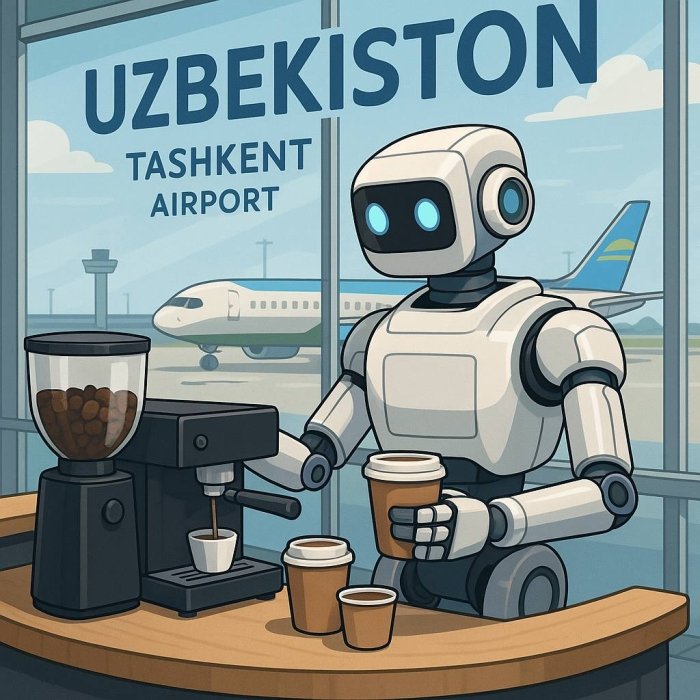 Тошкент аэропортида робот-бариста пайдо бўлиши мумкин