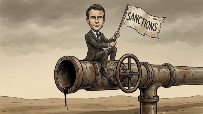 Макрон: Нефть нархи Россияга қарши санкциялар босимини сусайтирмайди