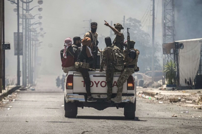 Halabdan "Suriya Demokratik Kuchlari"ning 400 dan ortiq jangchisi chiqib ketdi