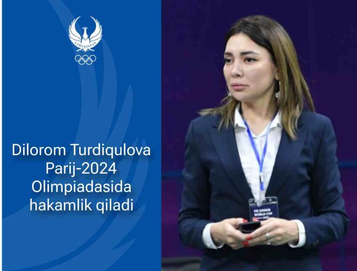 O‘zbekistonlik Dilorom Turdiqulova Parij-2024 Olimpiadasida hakamlik qiladi