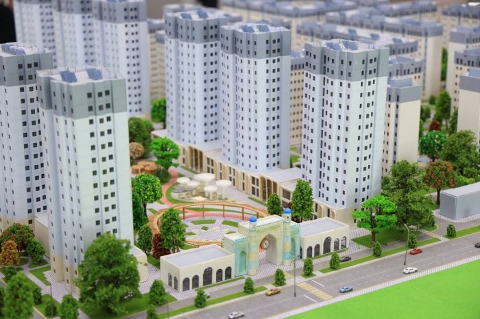 Qo‘qon shahrida "Yangi O‘zbekiston" massivi barpo etilmoqda (foto)