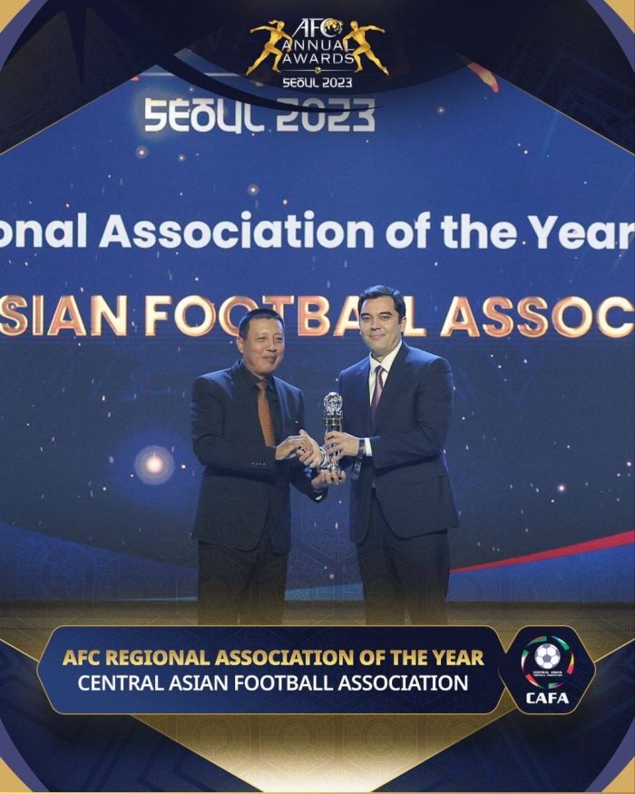 CAFA — «Yilning eng yaxshi mintaqaviy futbol assosiasiyasi» nominasiyasi g‘olibiga aylandi