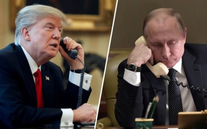 Трамп Зеленский билан учрашувдан олдин Путин билан телефон орқали гаплашганини маълум қилди