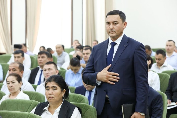 Музработ туманига янги ҳоким тайинланди Музработ туманига янги ҳоким тайинланди
