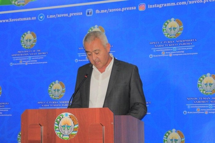 Xovos tumani sobiq hokimi qamaldi Xovos tumani sobiq hokimi qamaldi