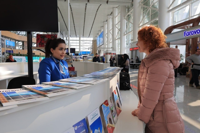 Samarqand xalqaro aeroportida turizm axborot markazi ochildi