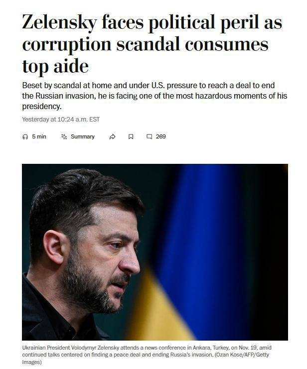 Келаси ҳафта АҚШ Зеленскийга босимни кучайтиради