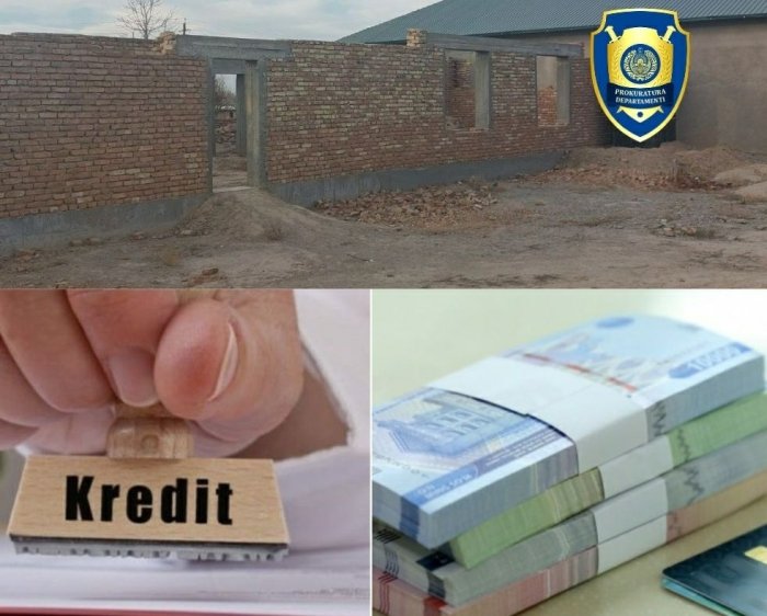 Kredit mablag‘larini talon-toroj qilish holatlari aniqlandi
