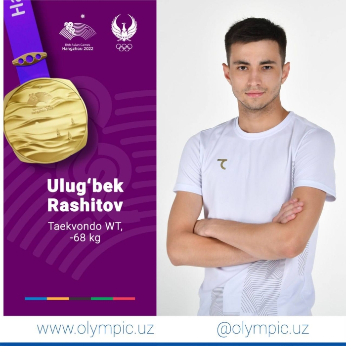 Xanchjou-2022: Ulug‘bek Rashitov Osiyo o‘yinlari chempioni!