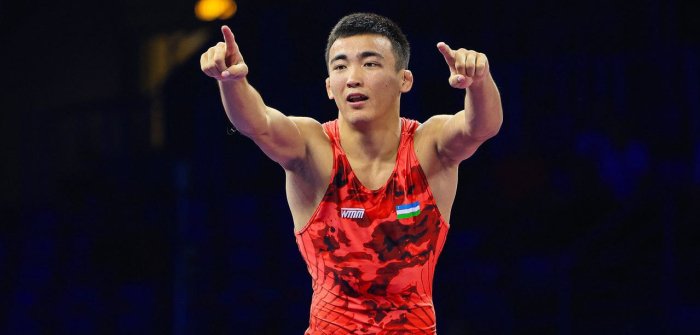 Айтжан Халмаханов 24 йиллик танаффусдан кейин юнон-рум кураши бўйича жаҳон чемпиони бўлган илк спортчимизга айланди