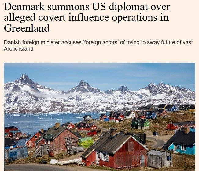  Daniya Grenlandiyada  amerikalik agentlarning harakatlari yuzasidan tergov olib borimoqda