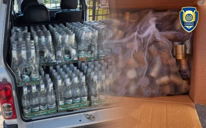 Шаҳрисабз шаҳрида қалбаки акциз маркали алкоголь маҳсулотларини савдога чиқарилишининг олди олинди