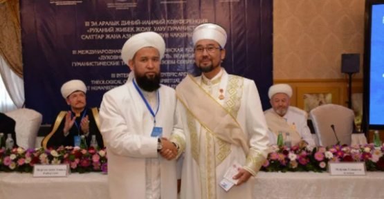 Qozog‘iston bosh muftiysi ham "Intimoq" medali bilan taqdirlandi