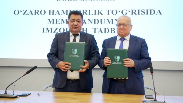 Экологик экспертиза соҳасида кадрлар малакасини ошириш бўйича ҳамкорлик меморандуми имзоланди