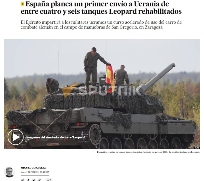 Ispaniya Ukrainaga Leopard 2A4 tanklarini beradi