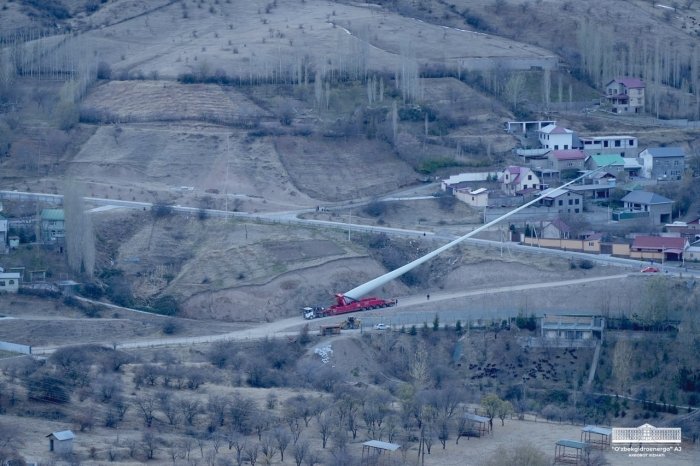 Бўстонлиқда шамол электр станцияси қурилмоқда