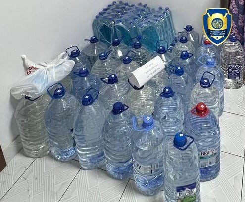 Toshkent shaharida 380 litr spirt sotayotgan shaxs ushlandi