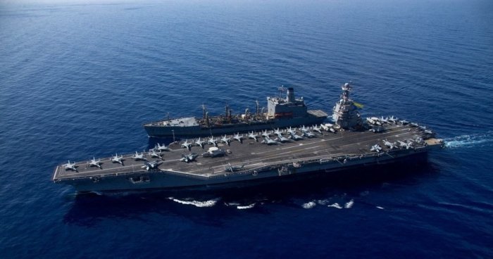 AQShning USS Gerald Ford aviatashuvchisida sodir bo‘lgan yong‘in 30 soatdan ortiq davom etdi - NYT