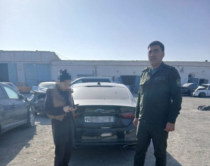 Урганчда фуқаронинг “MALIBU 2” автомашинаси жарима майдонига йўл олди