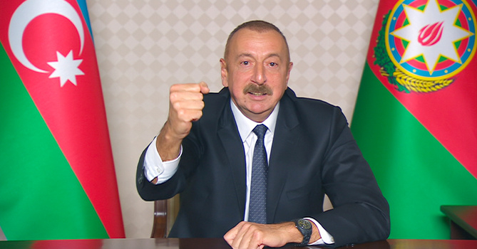 Ilhom Aliyev Armaniston bilan tinchlik shartnomasi tuzish haqida gapirdi