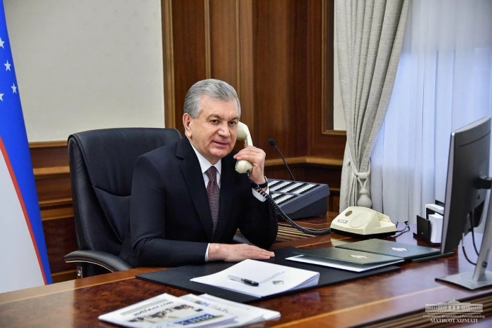 Shavkat Mirziyoyev Gurbanguli Berdimuhamedov bilan telefon orqali muloqot qildi