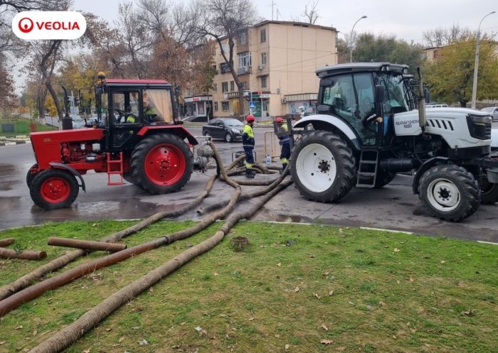 Тошкентдаги иситиш қувурида авария юз берди. 5та ҳудудда иссиқ сув таъминоти ўчирилади